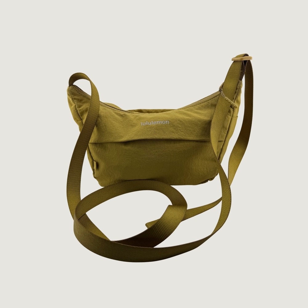 Lululemon Crossbody Bag Women OS Yellow All Night Festival Bag Micro Nylon Sport